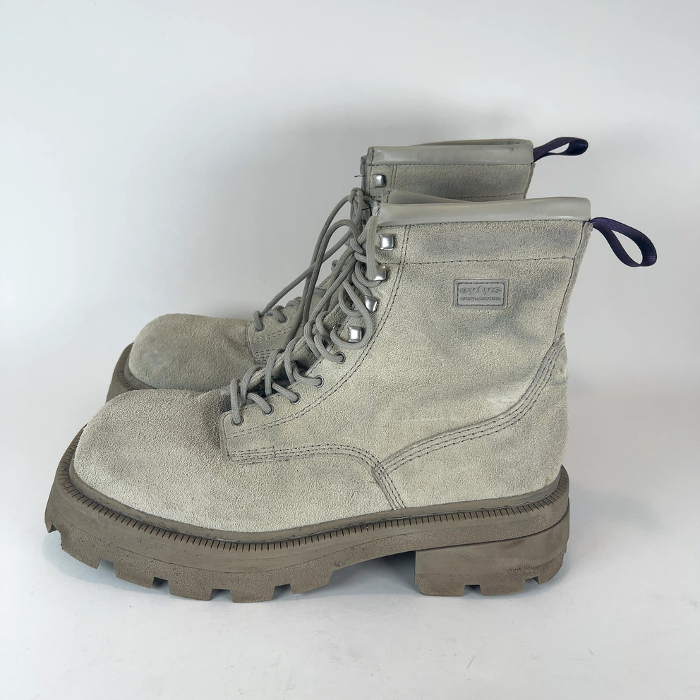 Eytys Suede Combat Platform Boots