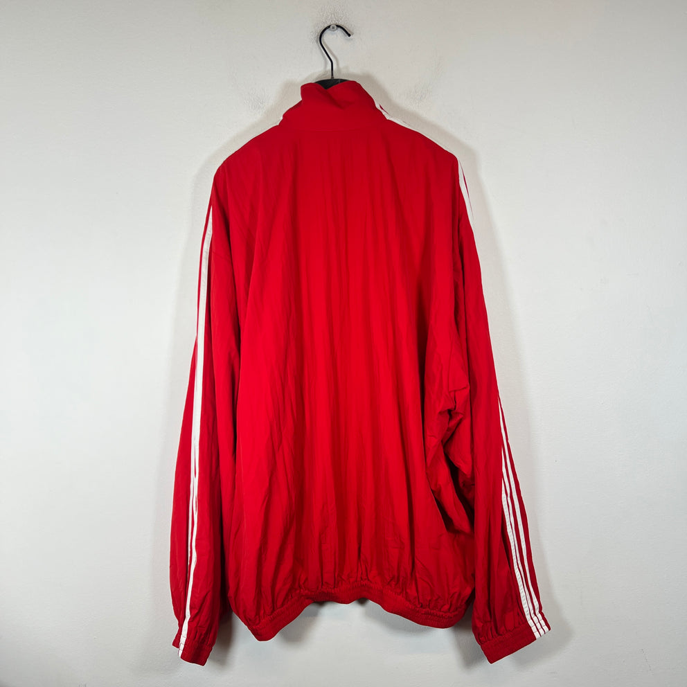 Balenciaga x Adidas Red Striped Nylon Track Jacket Size 3
