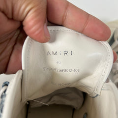Amiri Grey Paisley MA Court High-Top Sneaker Size 43