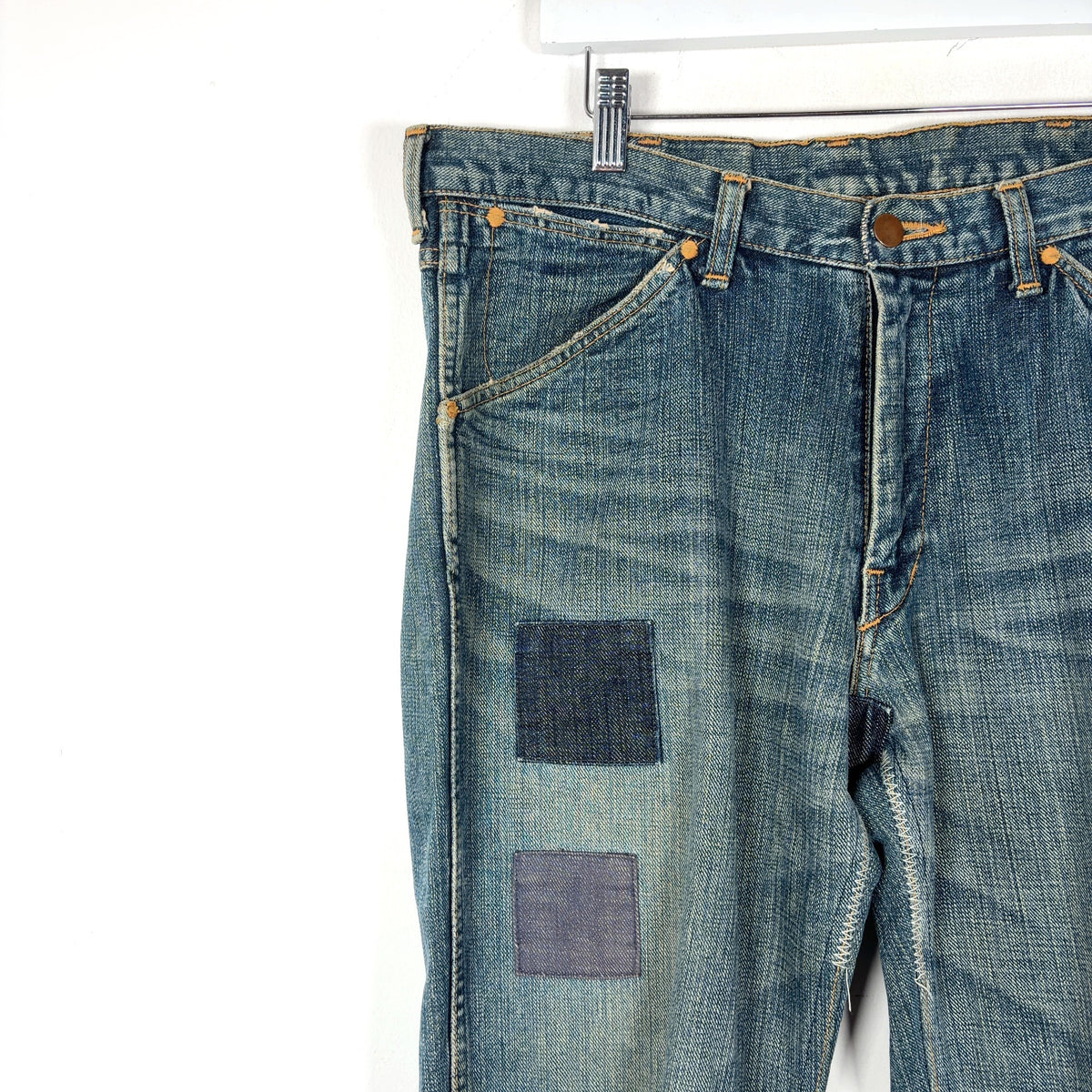 Number (N)ine AW03 'Touch Me I'm Sick' Kurt Cobain Patchwork Jeans