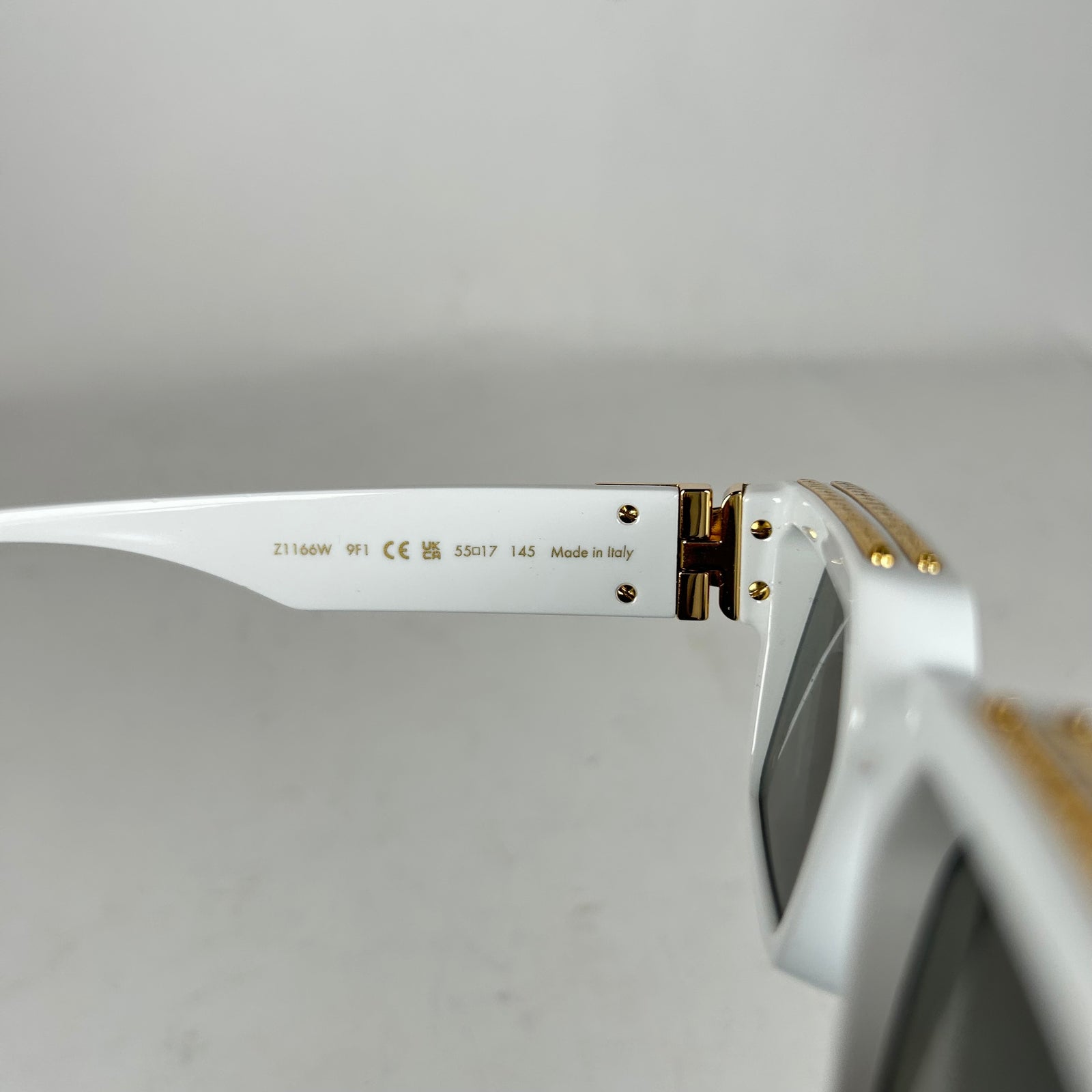 Louis Vuitton White/Gold Millionaire Sunglasses