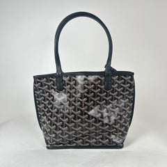Goyard Black Reversible Mini Anjou Tote Bag