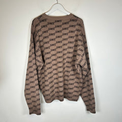 Balenciaga Brown Balenciaga Brown BB Logo Sweater Size XL