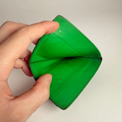 Bottega Veneta Green Quilted Cardholder