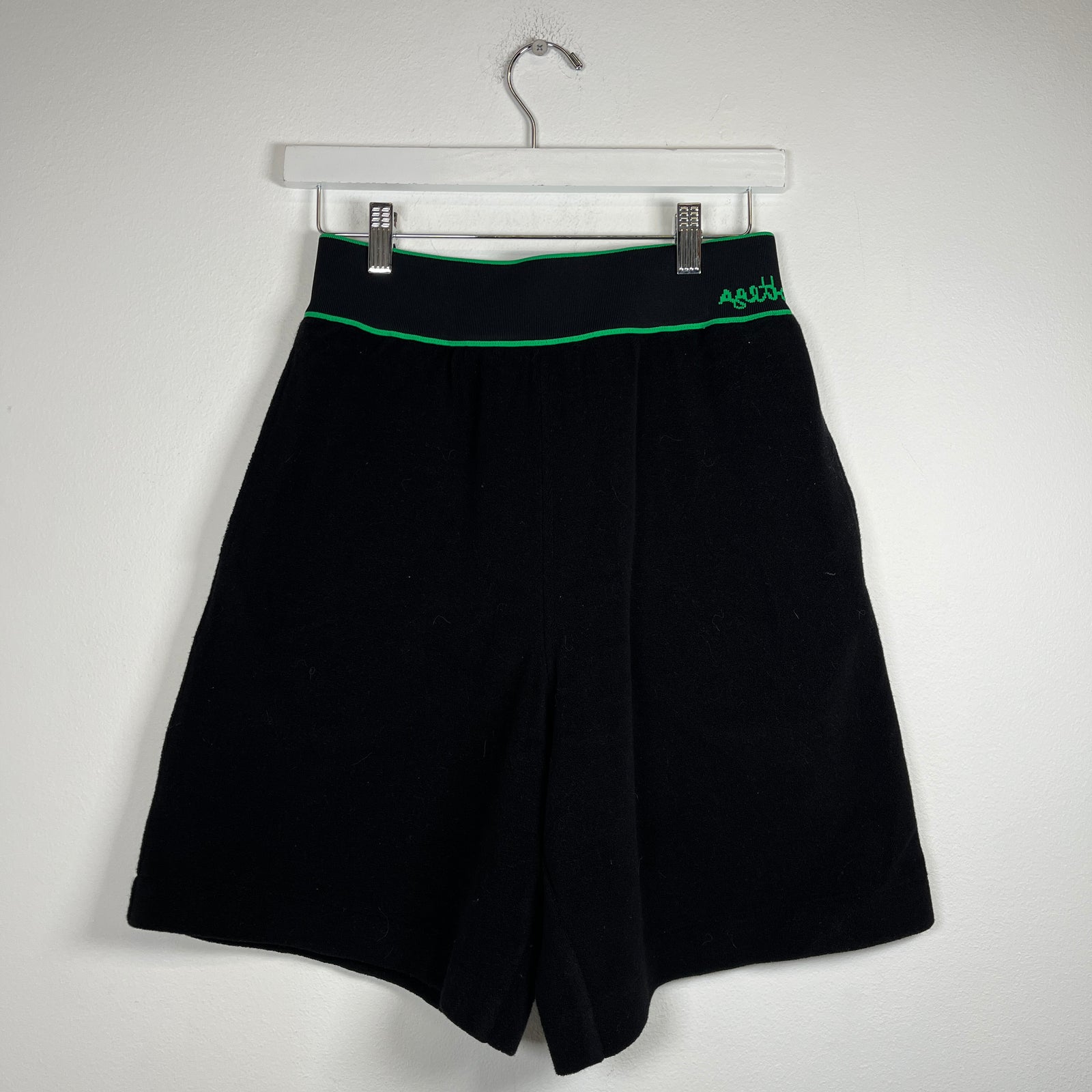 Bottega Veneta Black Terrycloth Shorts Size XS