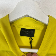 Balenciaga Yellow Darkwave Logo T-Shirt Size 1