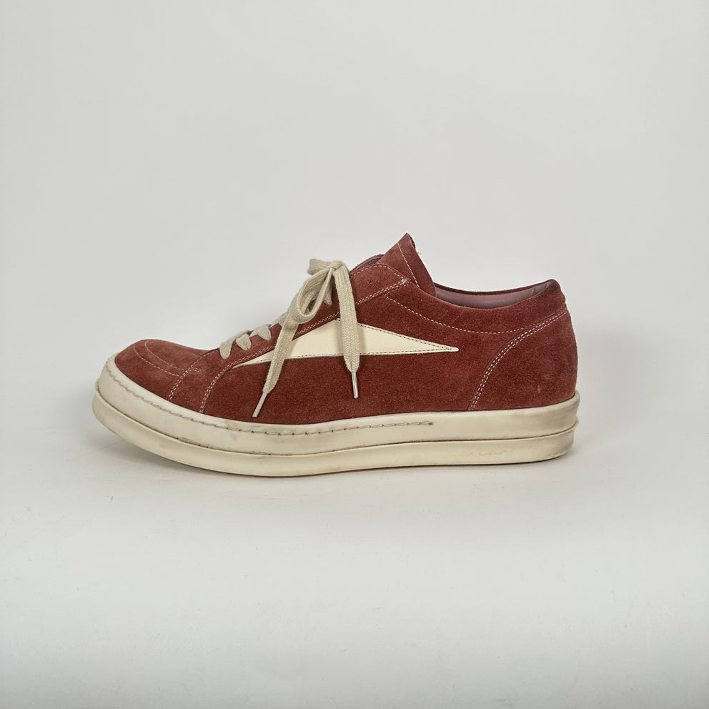 Rick Owens Vintage Dusty Pink Low Top Size 45