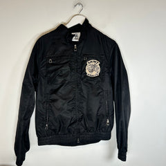 Saint Vanity Black Nylon Cargo Jacket Size L