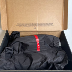 Prada White/Red Patent America Cups Size 9