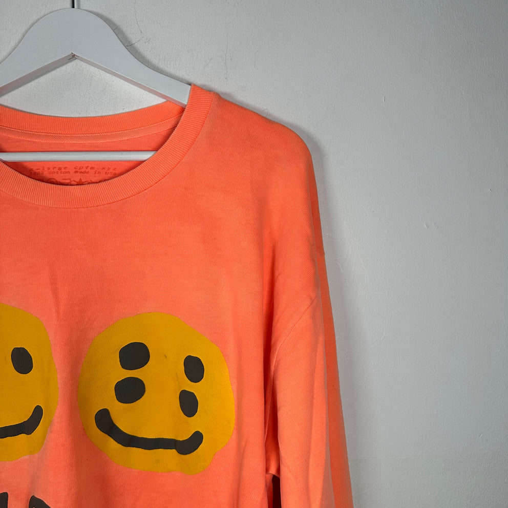 CPFM Orange 'Different' Logo Long-sleeve T-Shirt Size XL