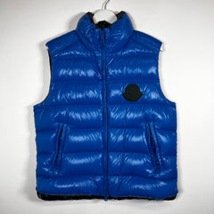 Moncler Blue Puffer Vest Size M