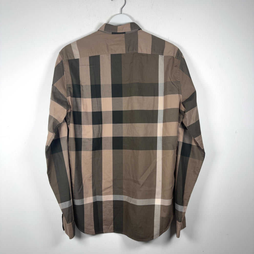 Burberry Big Plaid Button-Up Shirt