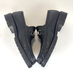 Gucci Lug Horsebit Black Loafer
