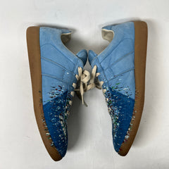 Maison Margiela Blue Paint Splatter Gats Size 43