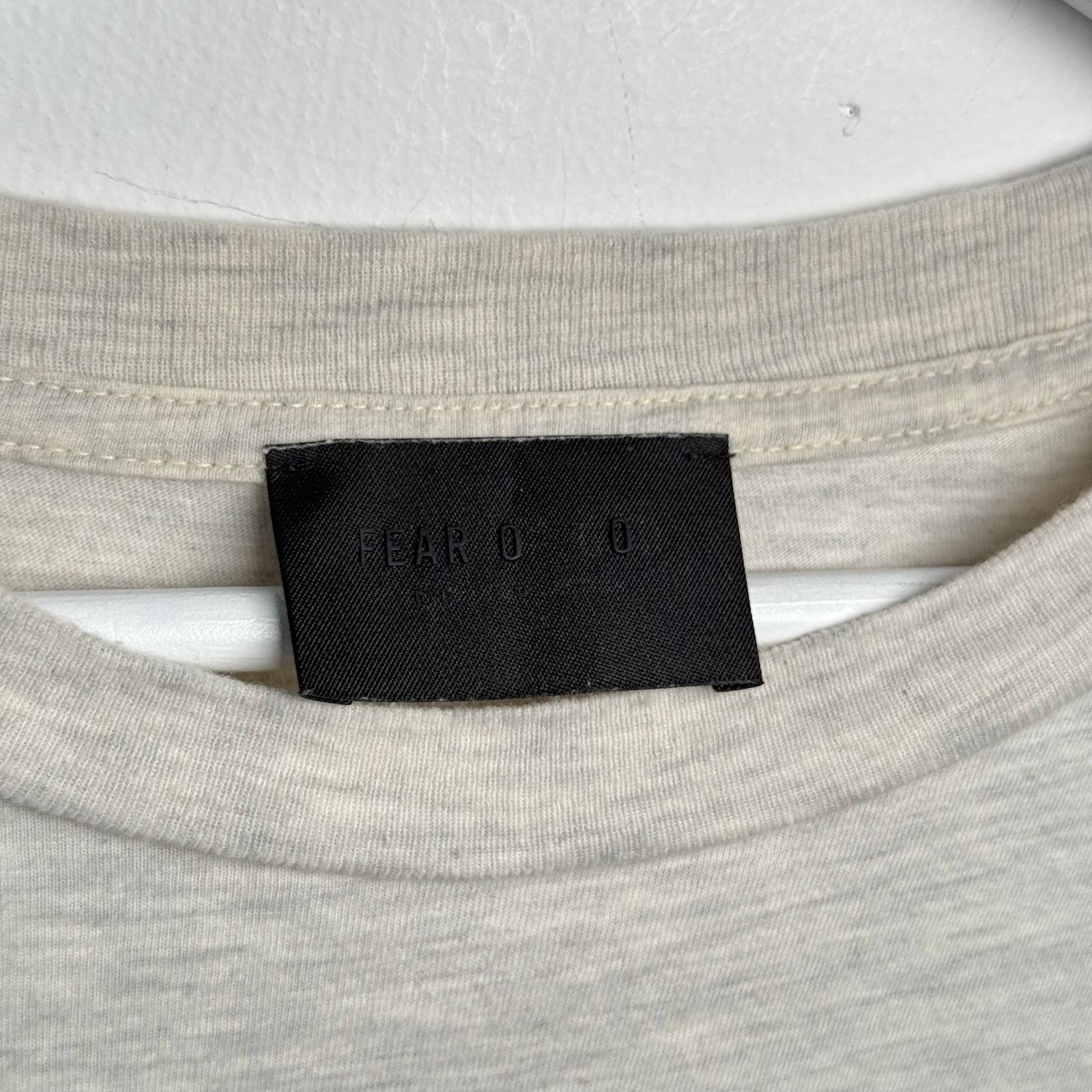 Fear of God Grey Baseball Shirt Size M