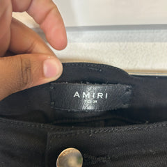 Amiri Black Biker Jeans Size 38
