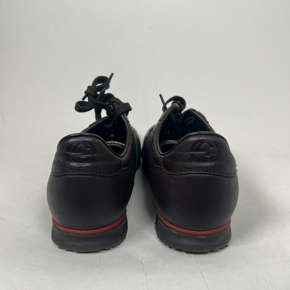 Gucci Chocolate Guccissima Sneaker Size 8.5