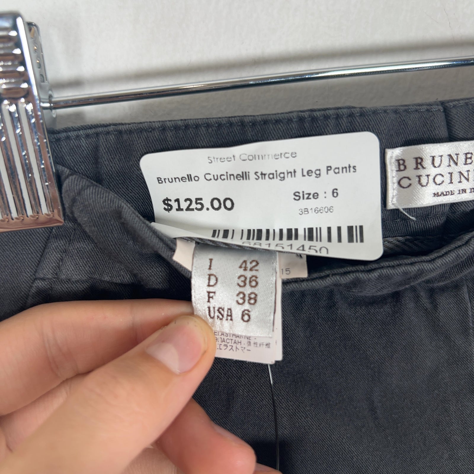 Brunello Cucinelli Straight Leg Pants