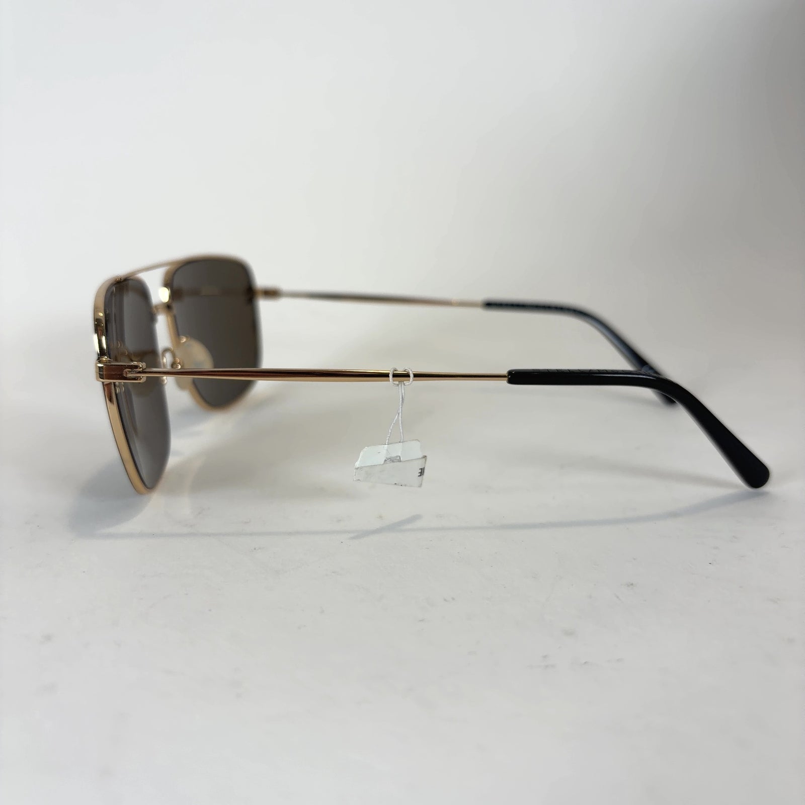 Stella McCartney Rectangle Aviator Gold Wire Frame Sunglasses