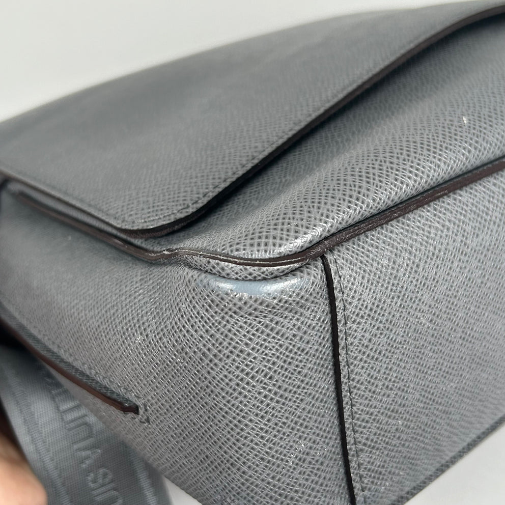 Louis Vuitton Grey Messenger Bag