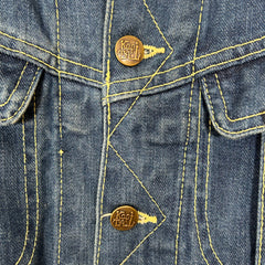 Kapital Smiley Sleeve Jean Jacket Size M