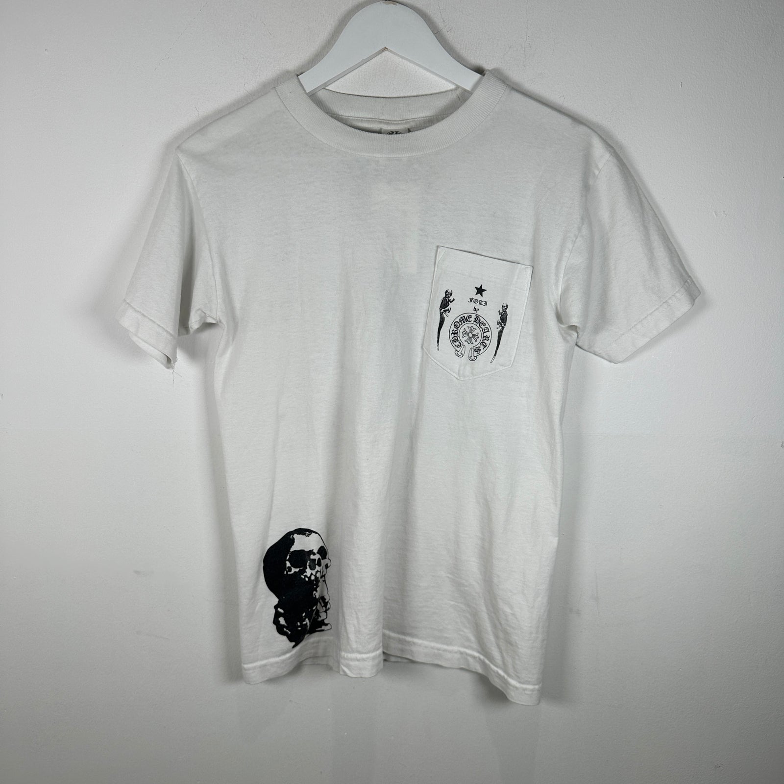 Chrome Hearts x Joe Foti Cow's Graze White Graphic T-Shirt Size S