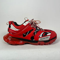 Balenciaga Red/Black Track Sneakers