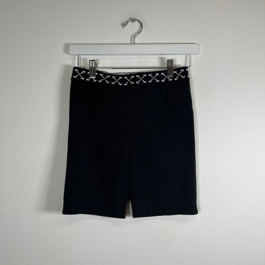 Off-White Black Biker Shorts Size M