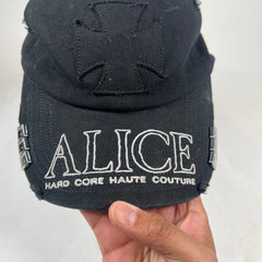 Alice Hollywood Black Chopper Logo Cap