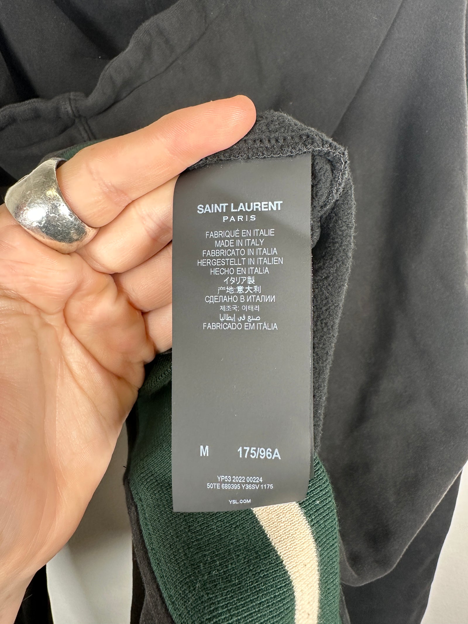 Saint Laurent Teddy Hoodie Size M