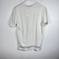 Undercover White U Underline Tee Size L