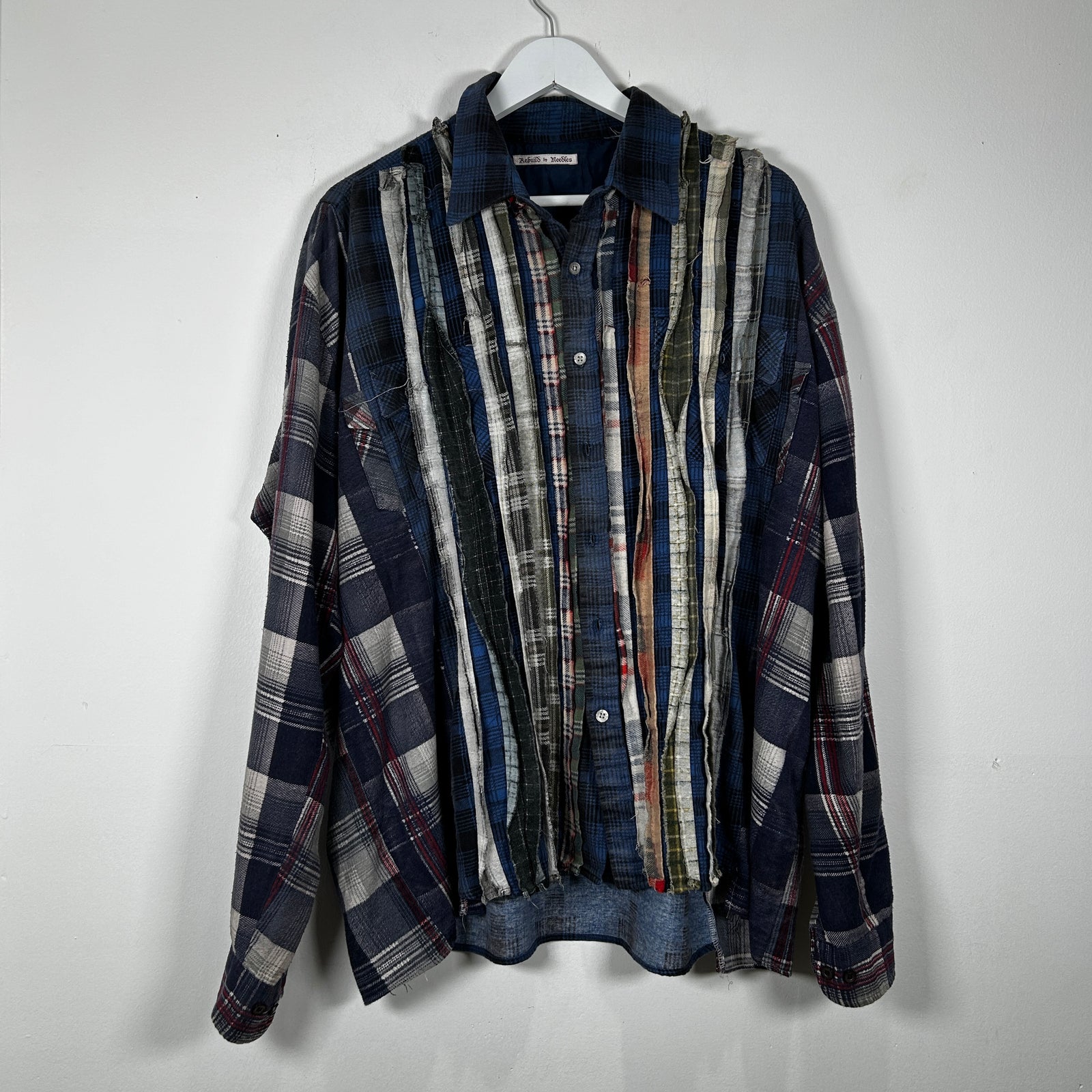 Needles Rebuild Blue Flannel Size XL