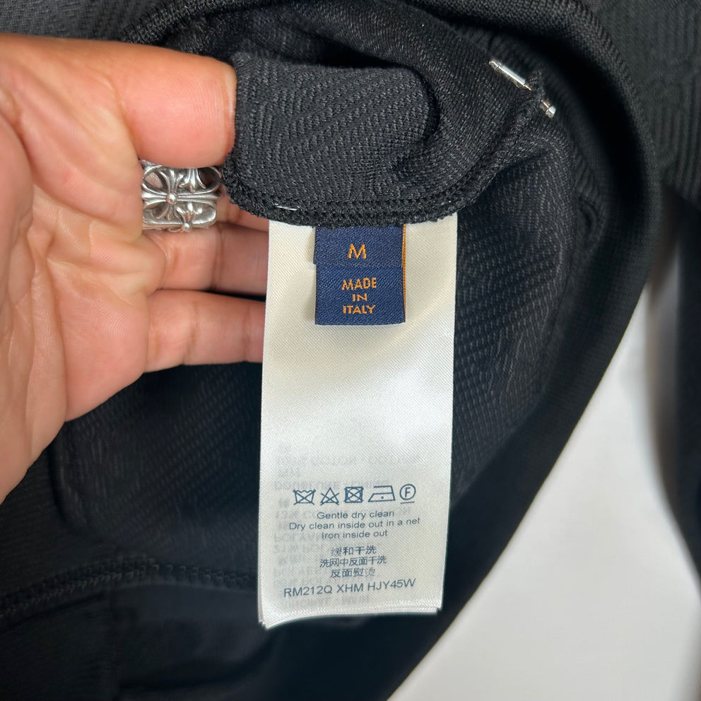 Louis Vuitton Black Monogram Track Jacket Size M