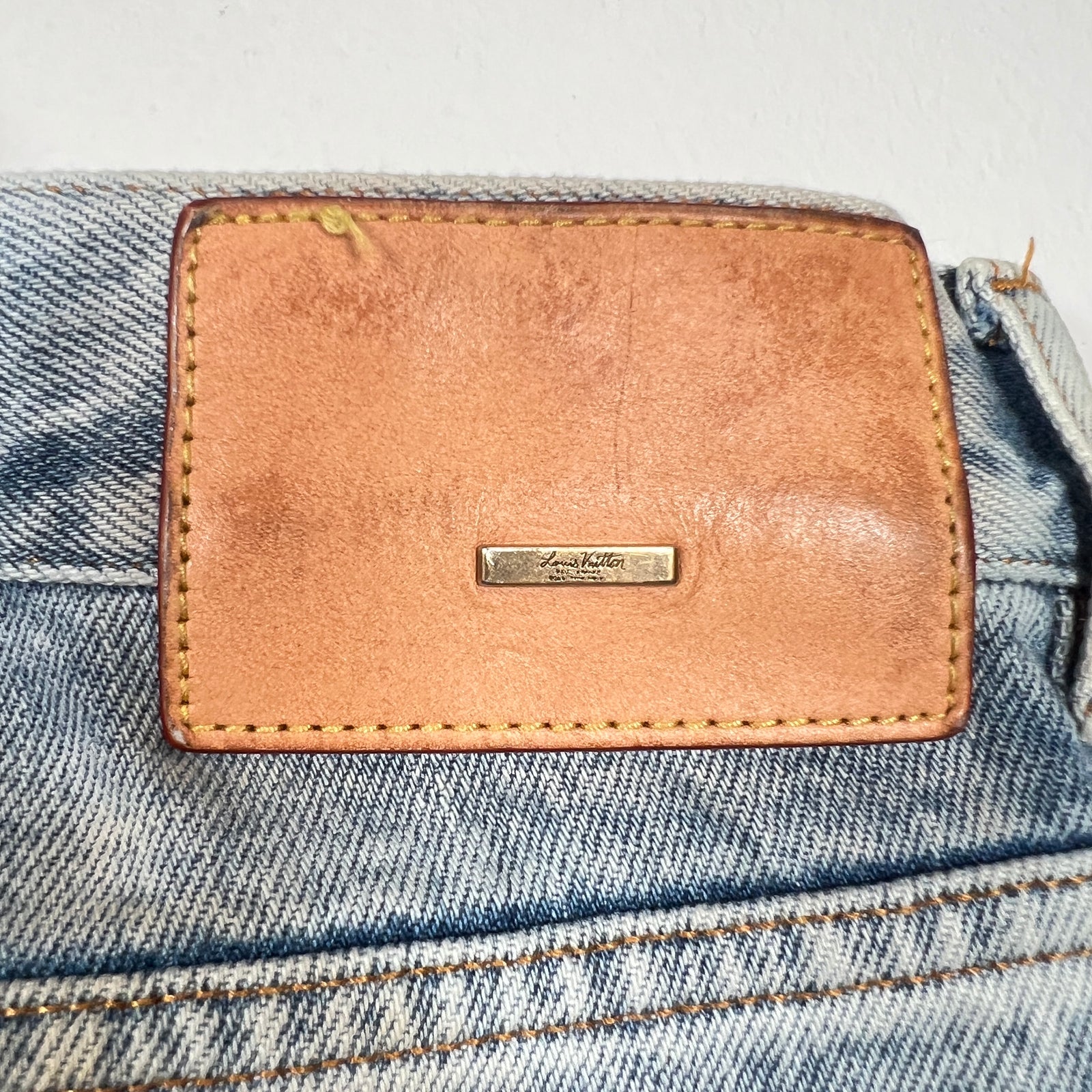 Louis Vuitton Washed Regular Jeans Size 36