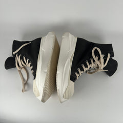 Rick Owens Canvas Abstract High-Tops Ramones Size 40