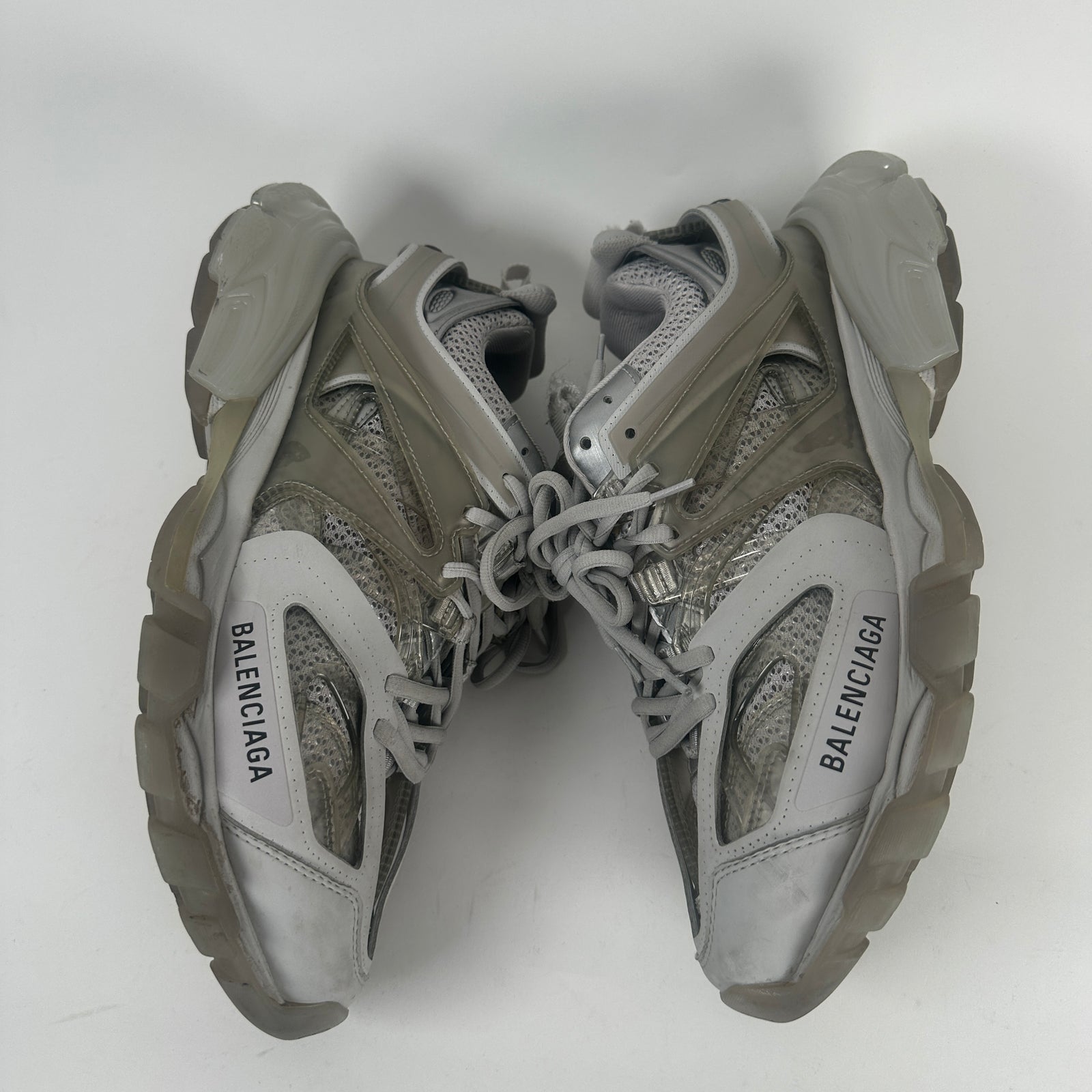 Balenciaga Grey Translucent Tracks Size 41