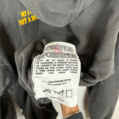 Barriers "Huey" Grey Hoodie Size XXL