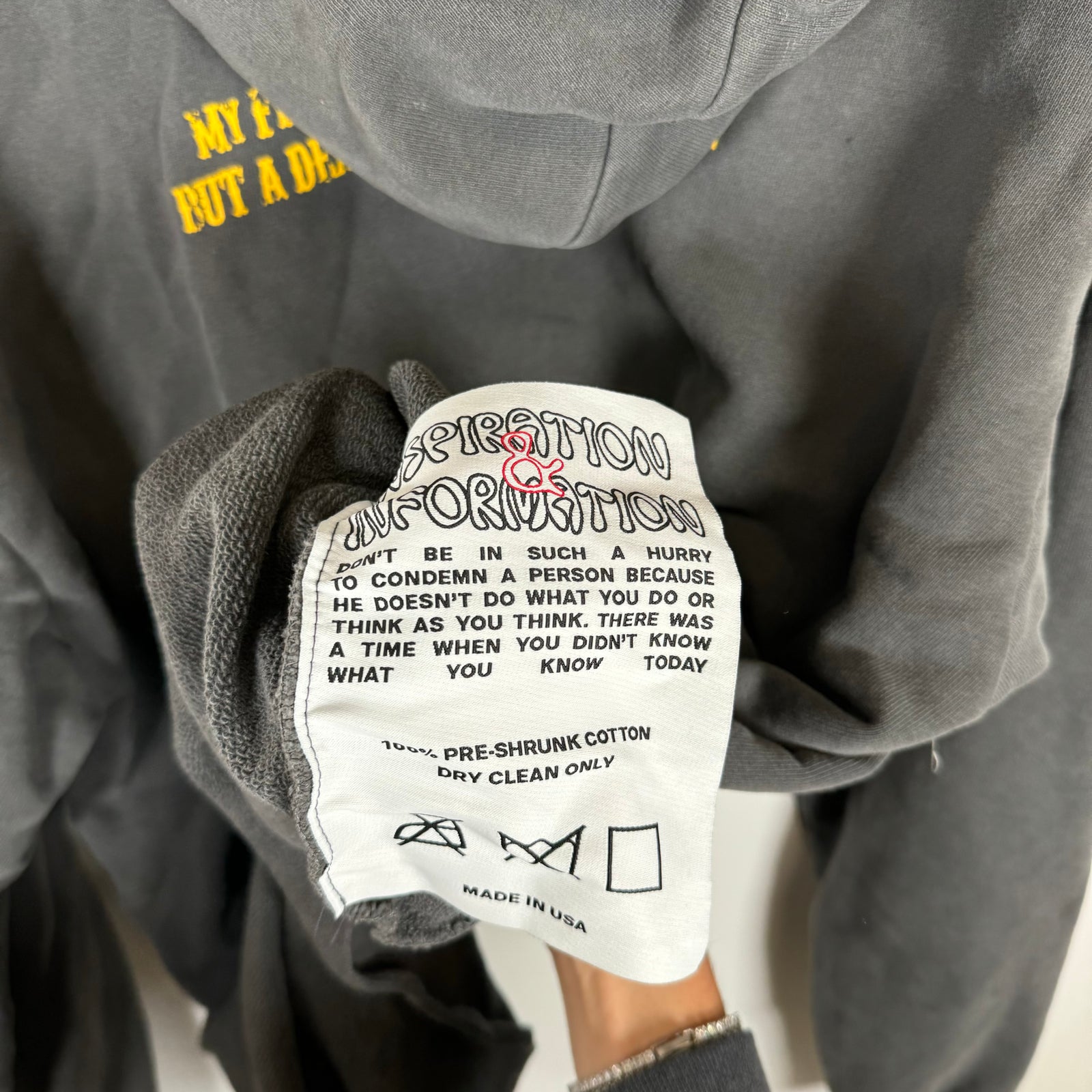 Barriers "Huey" Grey Hoodie Size XXL