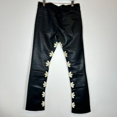 Lostshdws Black Leather Pants Size 34