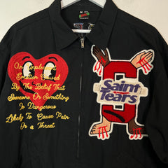 Saint Michael x Denim Tears Black 'Choose Your Savior' Work Jacket Size M