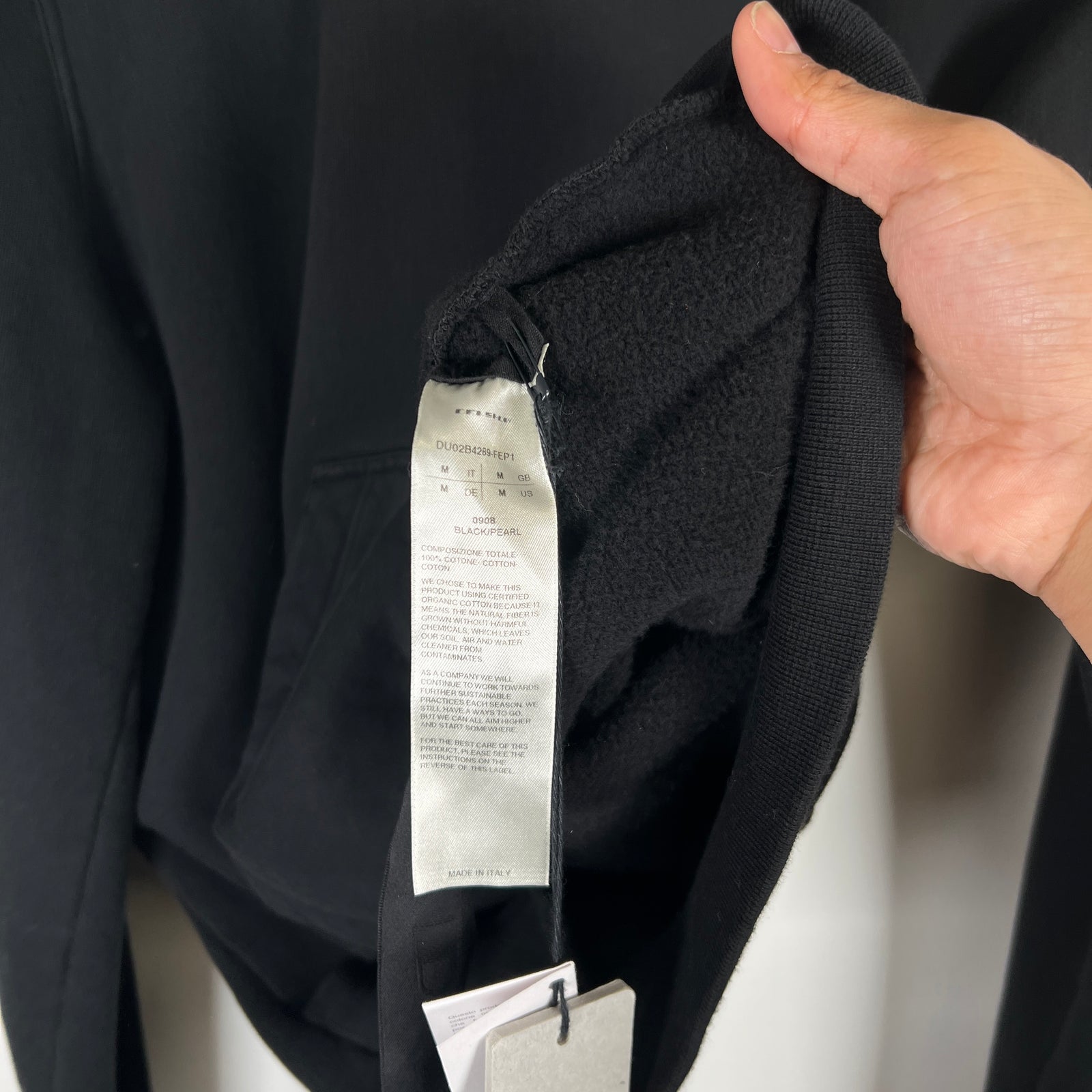 Rick Owens Granbury Hoodie Size M