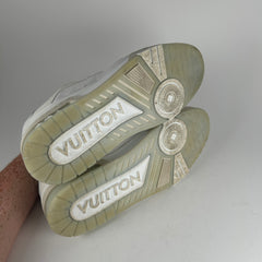 Louis Vuitton White Low Top Trainer Size LV 8.5