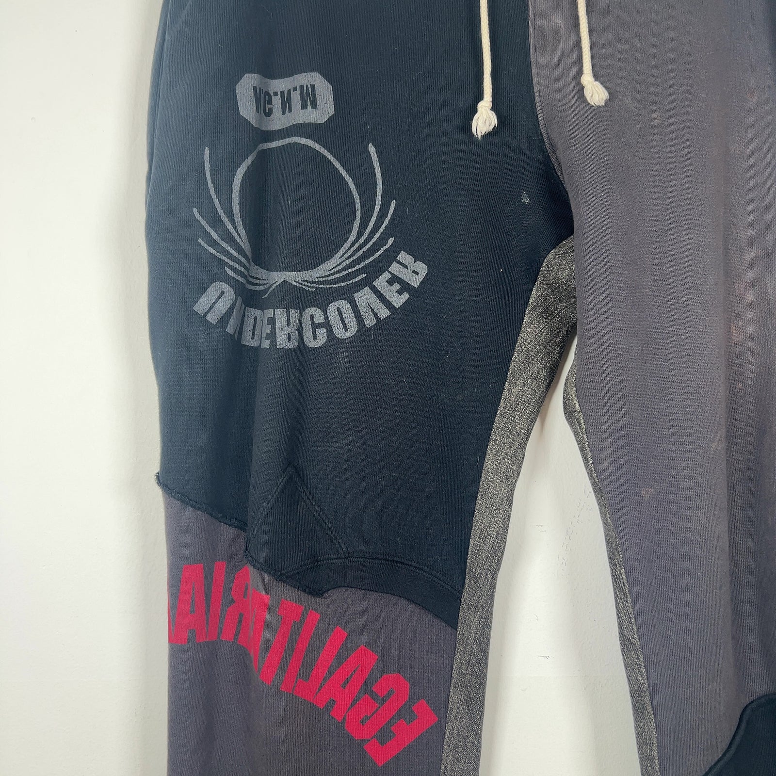 Undercover AW03 'Paper Doll' Hybrid Sweatpants