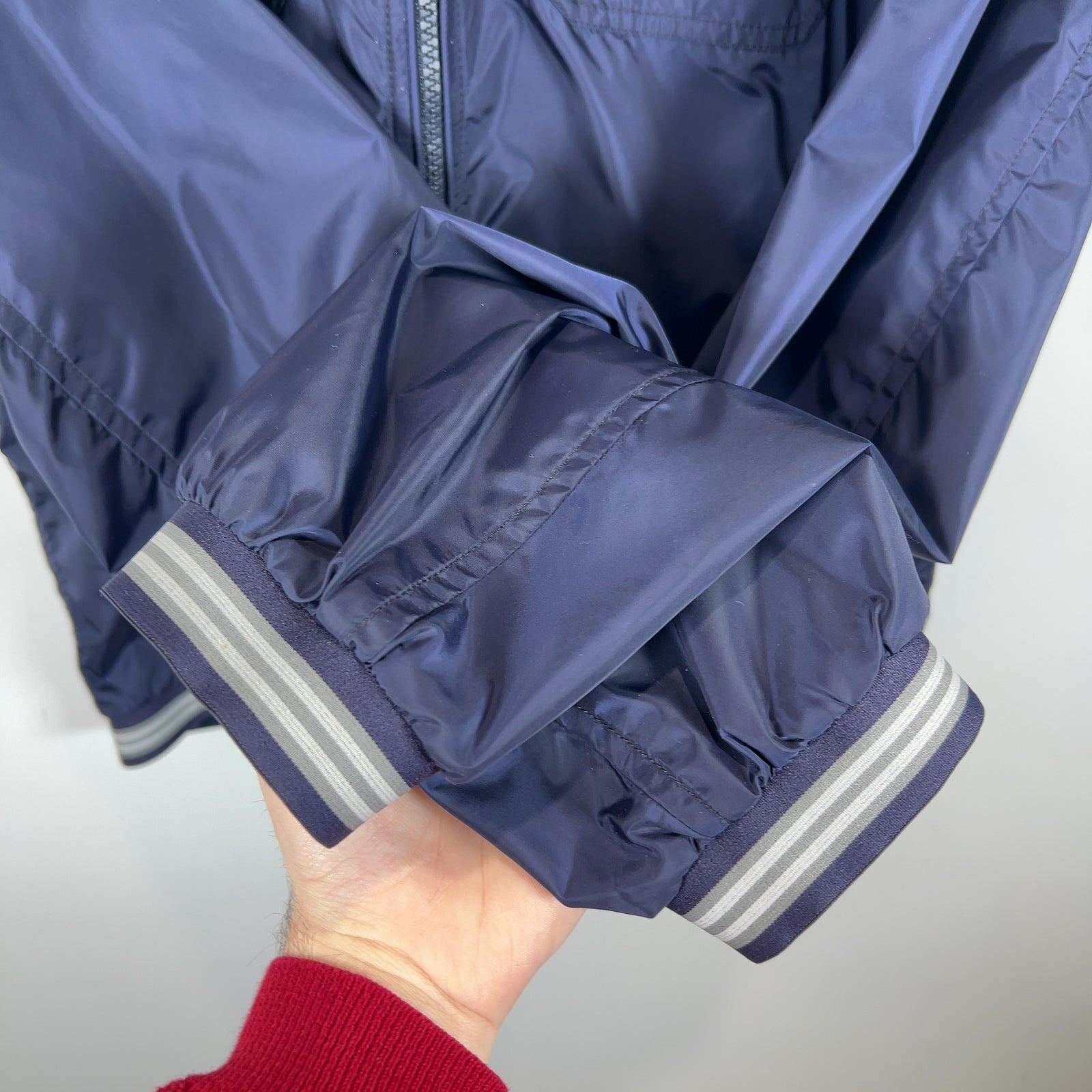 Moncler Cargo Cargo Zip-Up Nylon Hoodie