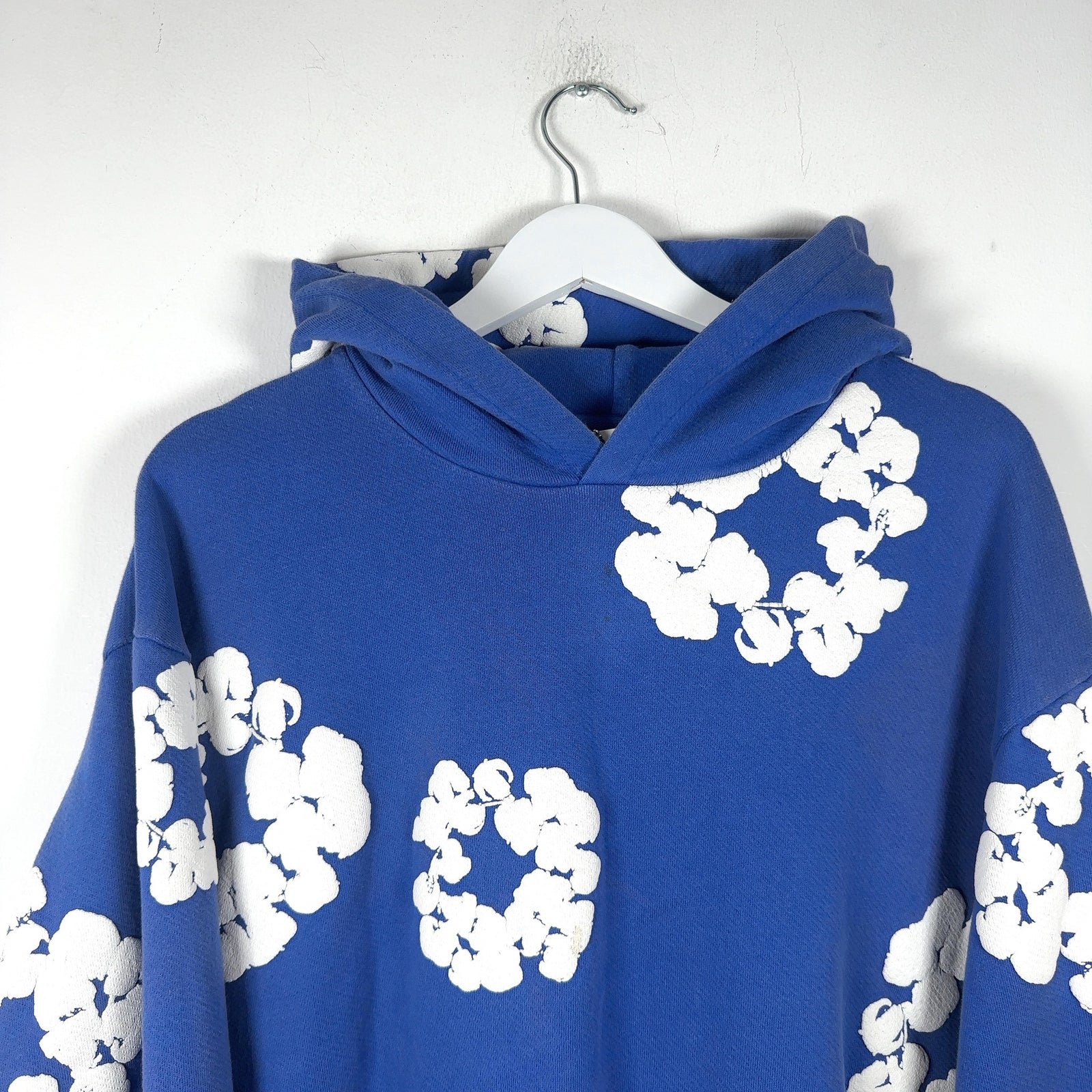 Denim Tears Blue Cotton Wreath Hoodie