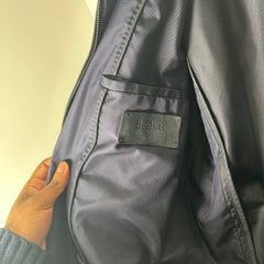 Berluti Navy Nylon Silk Jacket Size 52