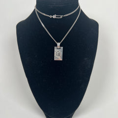 Gucci Silver Ghost Pendent Necklace