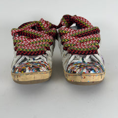 Lanvin x Gallery Dept Paint Splatter Curb Lowtop Sneakers Size 41