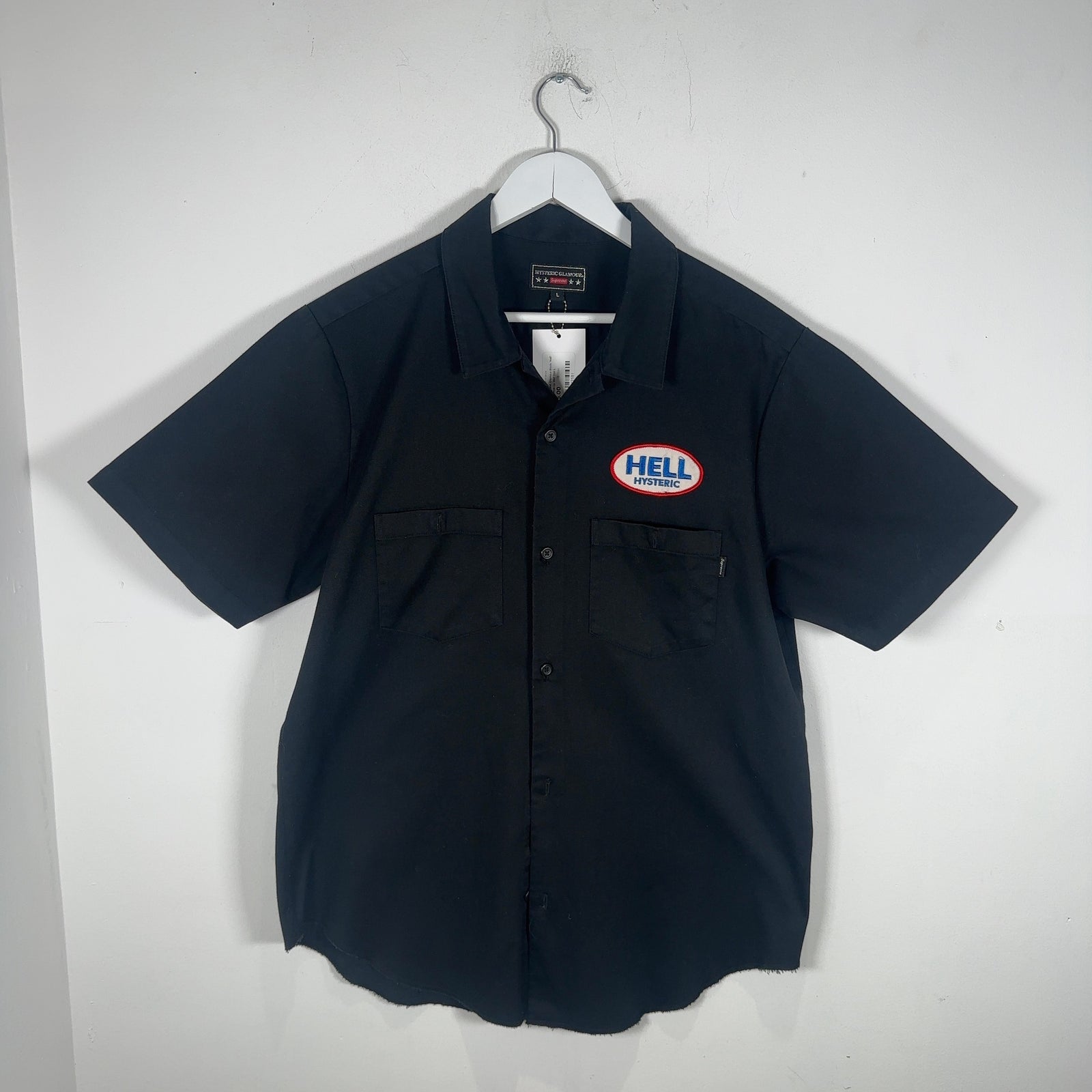 Supreme x Hysteric Glamour Black 'Hell' Button-Up Shirt Size L