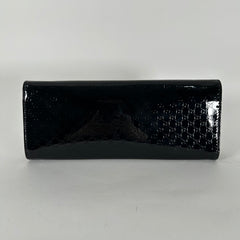 Gucci Guccissima Black Patent Clutch